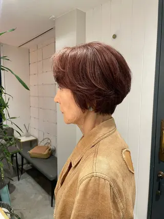 ショート 石川 優奈のヘアスタイル