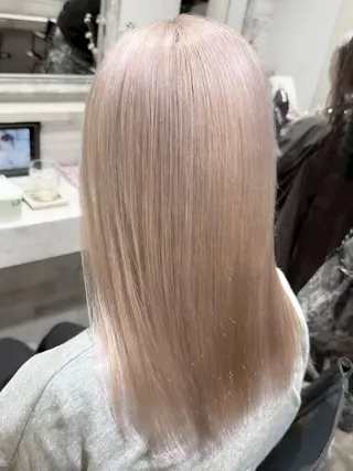 セミロング カラー 透明感カラー/パーマ 🌀アオノのヘアスタイル