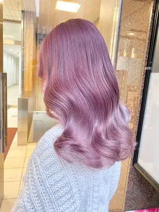 セミロング カラー 谷口 優冴のヘアスタイル