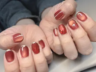 ネイル 認定講師/歴20年 パラジェル Growのネイルデザイン