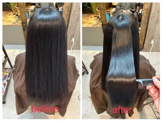 ロング A'SHE横浜所属・髪質改善特化🔥縮毛 、美髪形成のプロ✂️のヘアスタイル
