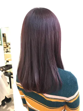 セミロング カラー Le'a渋谷所属・インナーエクステ渋谷 🦋KAJIのヘアスタイル