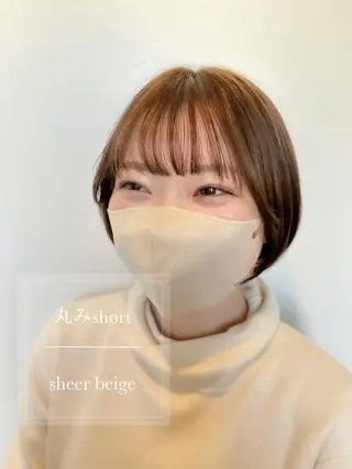 ショート カラー ヘアアレンジ topstylist 芳賀みなみのヘアスタイル