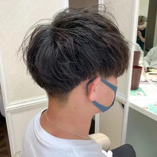 ショート メンズ 毛流れが作れる 縮毛矯正/渡部純生のヘアスタイル