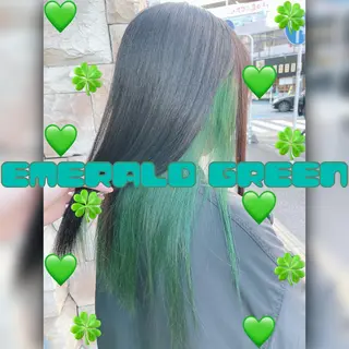 ロング カラー 【髪質改善特化】 艶髪/透明感カラーのヘアスタイル