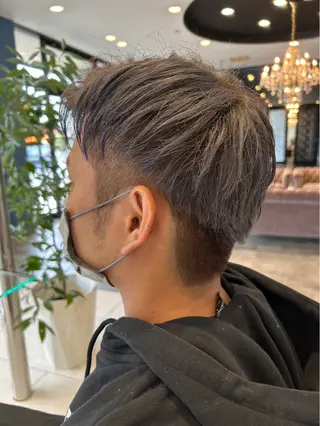 ショート メンズカット¥0婦中 カットモデル大上聖矢のヘアスタイル