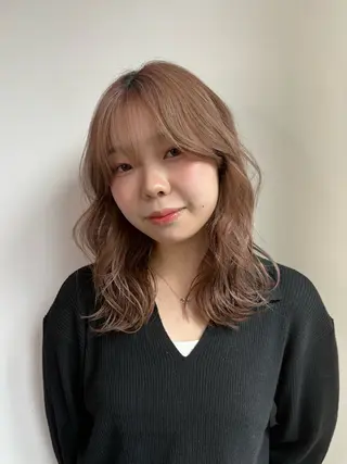 ロング 松井ゆら/ 酸性ストレート/暖色のヘアスタイル