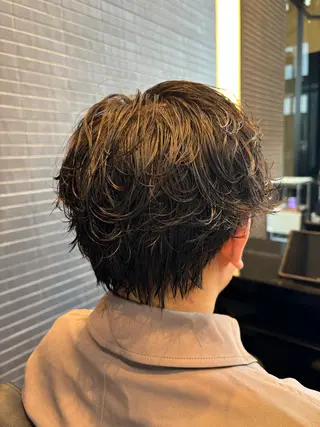 パーマ メンズ FURUSHO梅田所属・【メンズ限定】原 唯登のヘアスタイル