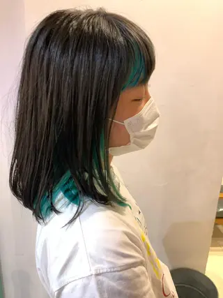 ミディアム カラー 髪質改善 🧶小林賢人のヘアスタイル