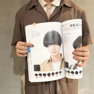 メンズ happy  man 🌸血色カラー🌸のヘアスタイル