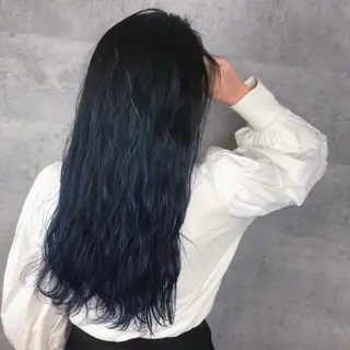 ロング カラー アンダーバーホワイト_WHITE所属・_WHITE芝本 賢吾【天王寺店】のヘアスタイル