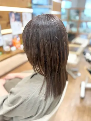 ロング 神谷 千明のヘアスタイル