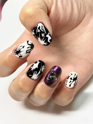 セミロング カラー ネイル CITRAtotal beautyのネイルデザイン