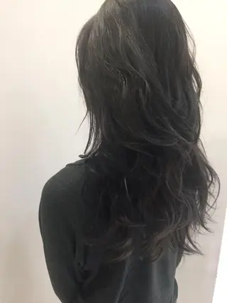 ロング シールエクステ⭐️ オオミタクヤのヘアスタイル