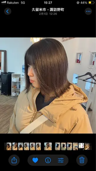 ミディアム ナチュラルヘア 🌱/久留米/あまのヘアスタイル