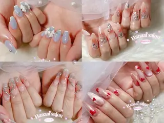 セミロング Hanaai Salon新大久保店のネイルデザイン