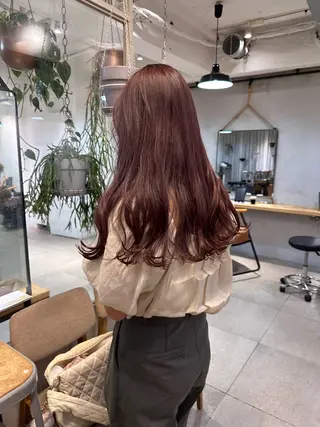 ロング カラー REINA☁️透明感 カラー/ぷつっと♡のヘアスタイル