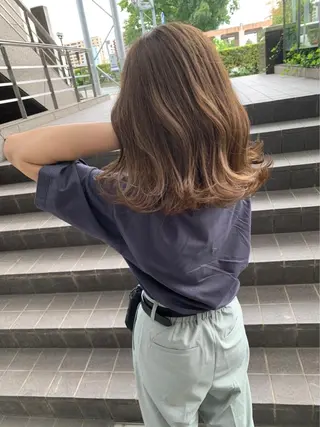 ミディアム カラー メンズサロンロス【LOSS】所属・メンズパーマ/新潟駅 NOBUTA🔥のヘアスタイル