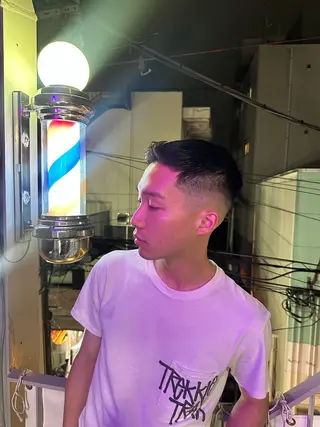 ショート メンズ Barber Tribe所属・メンズショート/ フェード/超駅近のヘアスタイル