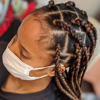 ロング ヘアアレンジ scamp ★のヘアスタイル