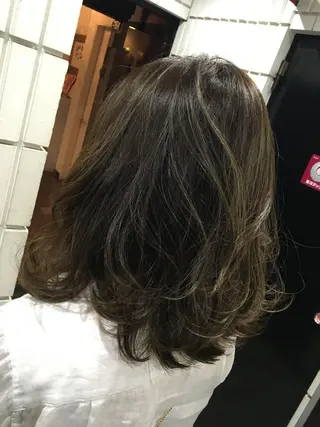 ショート ミディアム セミロング ロング カラー パーマ 吉本 yoshimotoのヘアスタイル