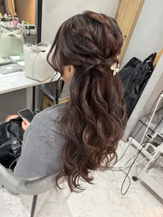ヘアアレンジ ヘアセット miyuのヘアスタイル