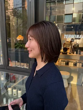 ミディアム 縮毛矯正/髪質改善 ヒカルのヘアスタイル