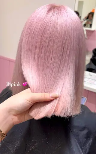 ミディアム ハイトーン♡ブリーチ ♡エクステ♡nanaのヘアスタイル