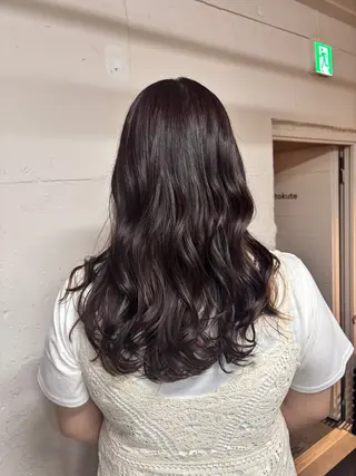 セミロング カラー 🩵tokute SEIRA🩵のヘアスタイル