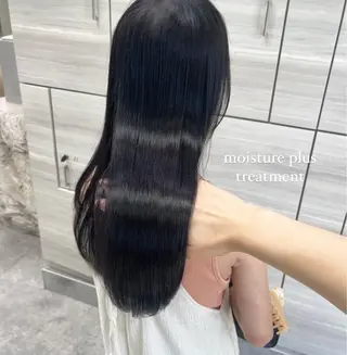 ロング カラー ナツミ/透明感カラー /酸性ストレートのヘアスタイル