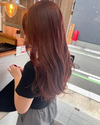 ロング カラー ❣️ハイトーン❣️ BLUE&Co.のヘアスタイル