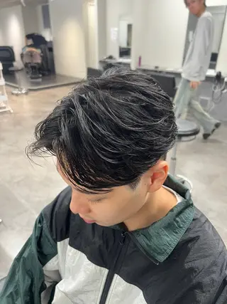 ショート パーマ メンズ 👑立川No.1筋肉 美容師👑しゅーとのヘアスタイル