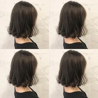 ミディアム カラー 嶋佐 昌大 シマサマオのヘアスタイル