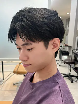 ショート Zinaメンズ特化 YUZUKIのヘアスタイル