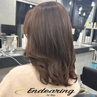カラー Endearing 銀座/レイヤーカットのヘアスタイル