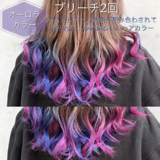 セミロング カラー ヘアアレンジ ALLY（アリー）所属・ミニモお気に入り数 No.1宍戸雄弥のヘアスタイル