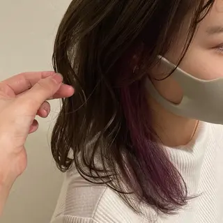 セミロング カラー TELA HAIR南流山店所属・TELA HAIR Annaのヘアスタイル