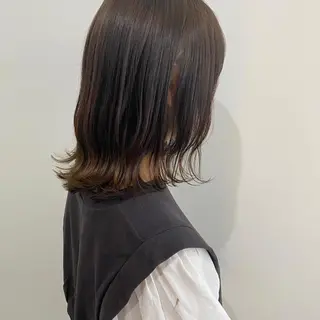 ミディアム カラー お洒落パーマ/ 艶カラー/michiのヘアスタイル