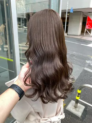 セミロング カラー ヘアアレンジ サロウィン渋谷宇田川店所属・ハッシュカット/レイ ヤーカットArataのヘアスタイル