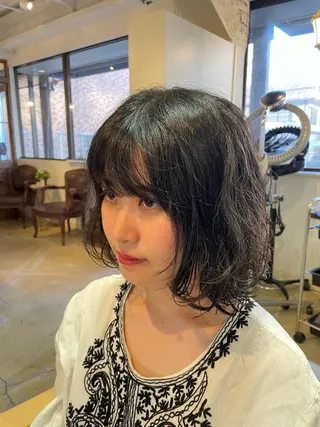 ミディアム パーマ Kahuli hair Ulu所属・Ulu RITSUのヘアスタイル