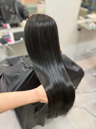 カラー YUZUKI艶カラー /似合わせ小顔カットのヘアスタイル