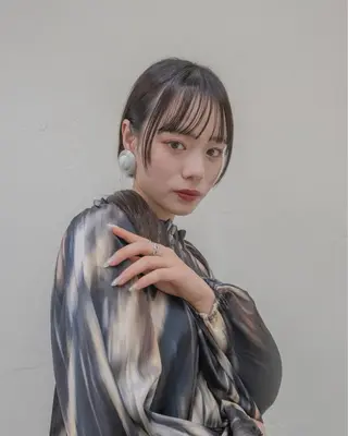 ロング ヘアアレンジ gite カワムラナオキのヘアスタイル