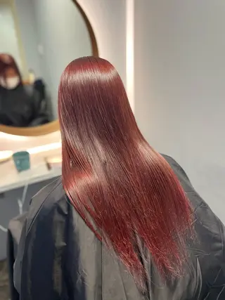 ロング カラー 韓国ヘア/髪質改善 /艶カラー/sahoのヘアスタイル