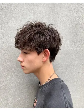 パーマ メンズ 石田 桃花のヘアスタイル
