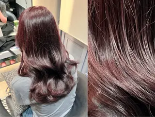 セミロング 韓国レイヤー/顔周り /縮毛矯正/羽田航のヘアスタイル