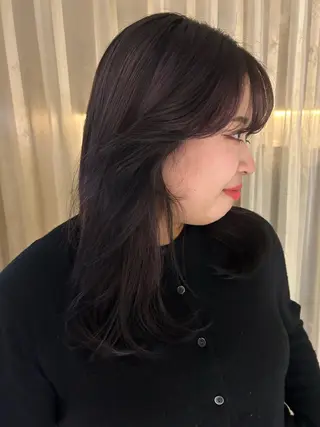 ミディアム sliver renのヘアスタイル