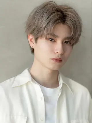 カラー メンズ SNSで大バズり‼️ 欧米風ヘア大ヒット中のヘアスタイル