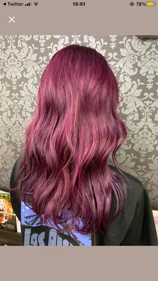 ロング カラー 髪質改善×艶カラー ANDIAMO 楓のヘアスタイル