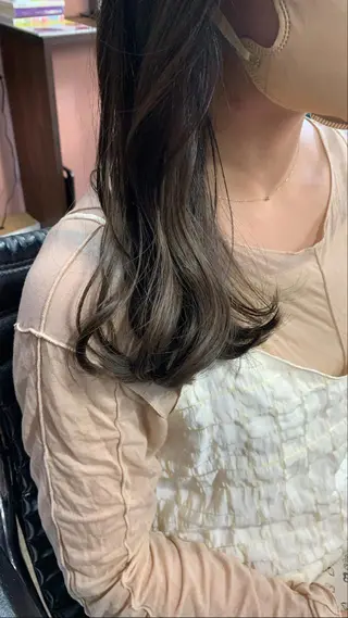 セミロング カラー chouette/ 根本優希のヘアスタイル