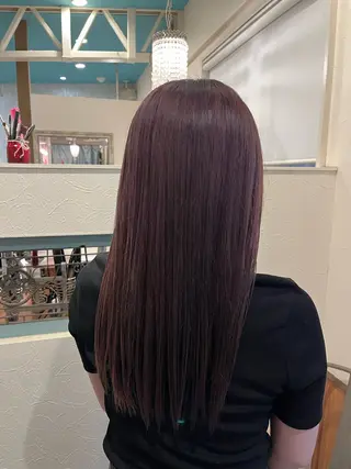 ロング カラー Chocolat阿部野所属・なかじま ささらのヘアスタイル